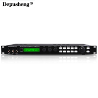Depusheng得普声X5 前级效果器KTV人声话筒效果器防啸叫均衡调节双混响数字效果前置