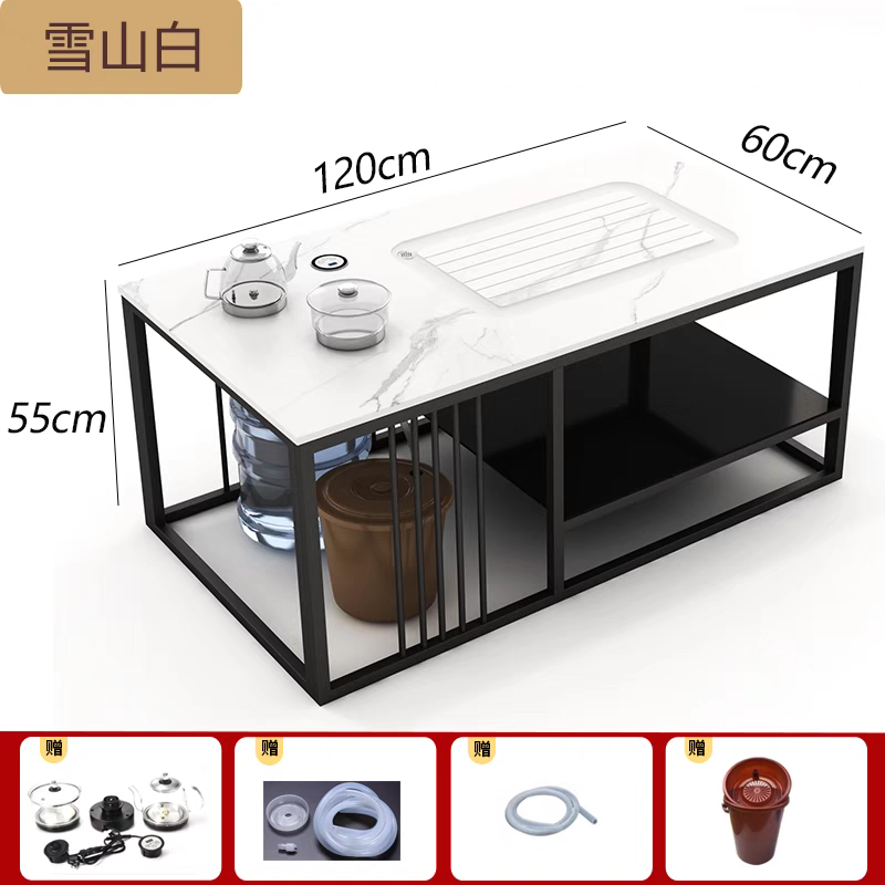 演发 岩板茶几120cm 个高清大图