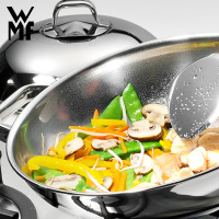 福腾宝(WMF) 精品厨房五件套 不锈钢炒锅汤锅煮锅炖锅奶锅煎锅平底锅刀具套装 自营