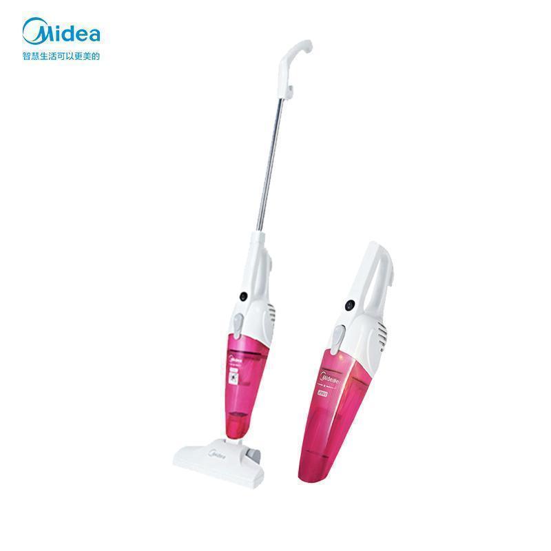 美的(Midea)吸尘器 400W功率 家用小型强力吸力 手持推杆一机两用 SC861A