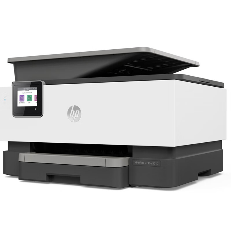惠普(hp)9010彩色喷墨多功能打印机一体机复印机扫描传真A4家用家用商用办公文档试卷资料材料打印机自动双面 标配