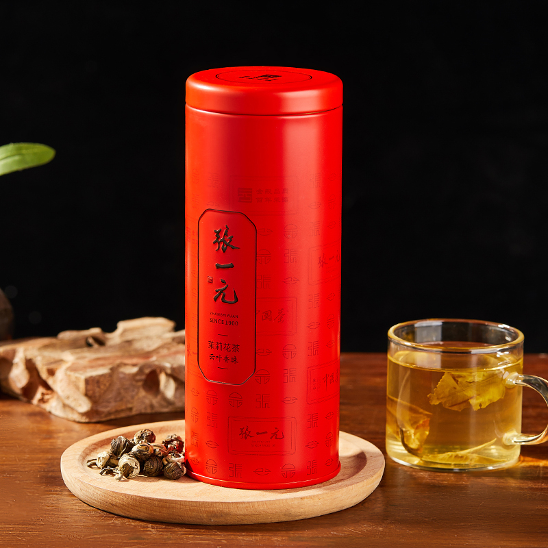 张一元 茉莉 花茶 云叶香珠 100g高清大图