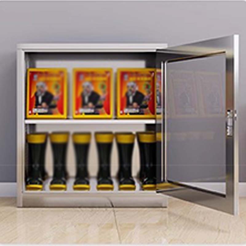 利特莱依不锈钢防暴器械装备柜应急物资工具柜安保反恐盾牌柜警务室防爆柜304加厚材质800*750*350应急物资柜高清大图