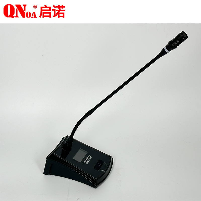 启诺QN-KA400 多功能功放麦克风 会议扩声话筒设备 黑色 台高清大图