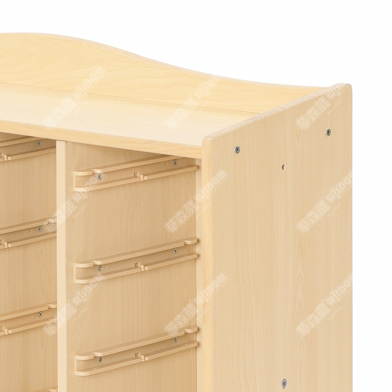 维也纳实木教具盒柜L80-枫木纹高清大图