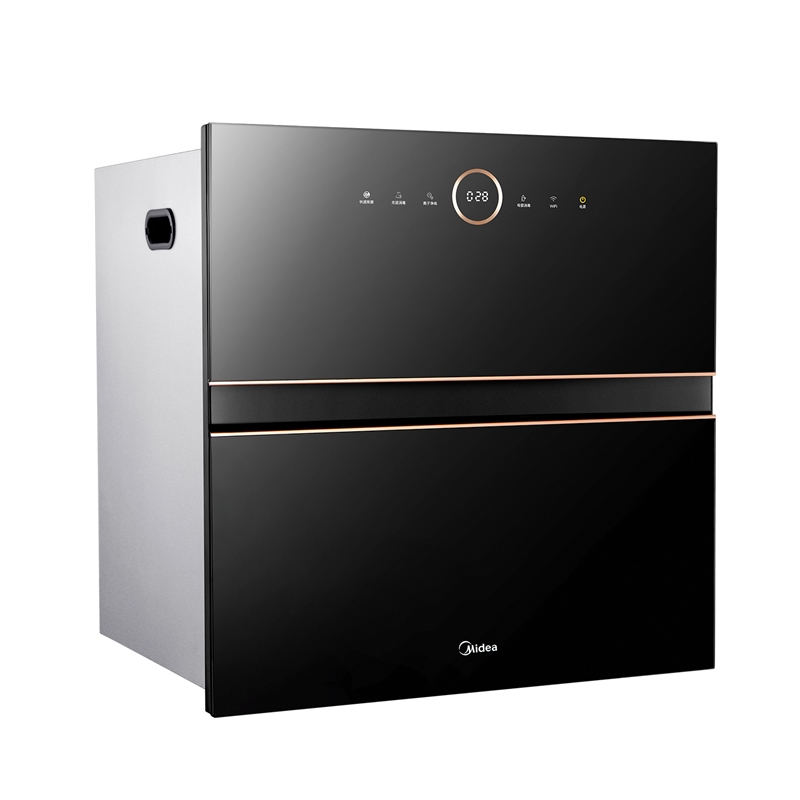 美的(Midea)嵌入式消毒柜ZTD-XC83 大容量二星级 光波紫外消毒离子净化祛味 IOT智能化 三层分区设计