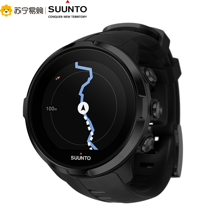 颂拓(SUUNTO) 手表 spartan sport whr 斯巴达彩屏智能运动光电心率男表 酷黑SS02299000