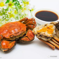 【蟹赟】大闸蟹1688型鲜活实物高端礼盒 公4.8~5.0两/只 母3.8~4.0两/只 4对 8只螃蟹 去绳净重