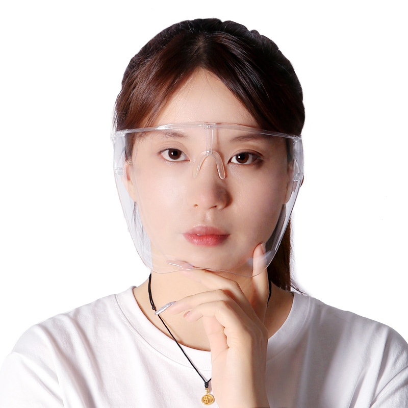 古达眼镜防护面罩全脸高透明面具护脸目镜防尘面屏疫