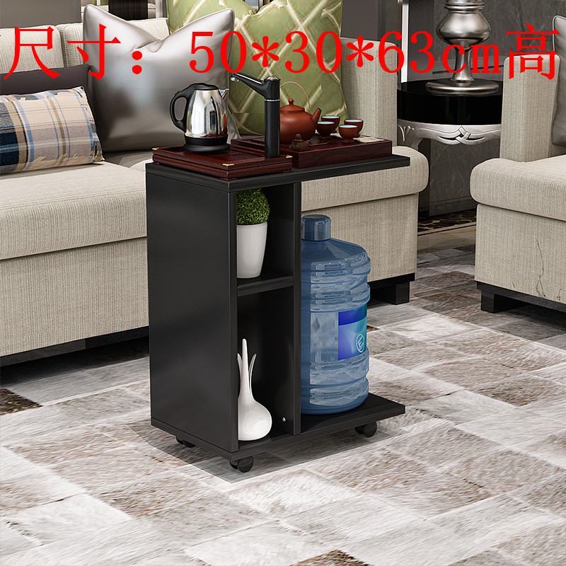 简约茶桌可移动小茶几茶台边几沙发边柜家用喝茶桌子功夫茶几带轮