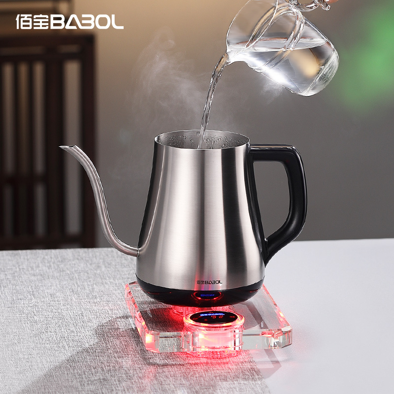 Babol/佰宝DCH-803电子茶炉恒温电热烧水壶家用自动断电办公室煮茶不锈钢国产温控器底盘加热