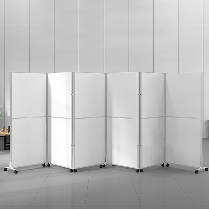 绵冠MIANGUAN公室移动屏风隔断带轮推拉工厂车间可定制办公活动隔断墙屏风隔断板 单张不发货 全板1张