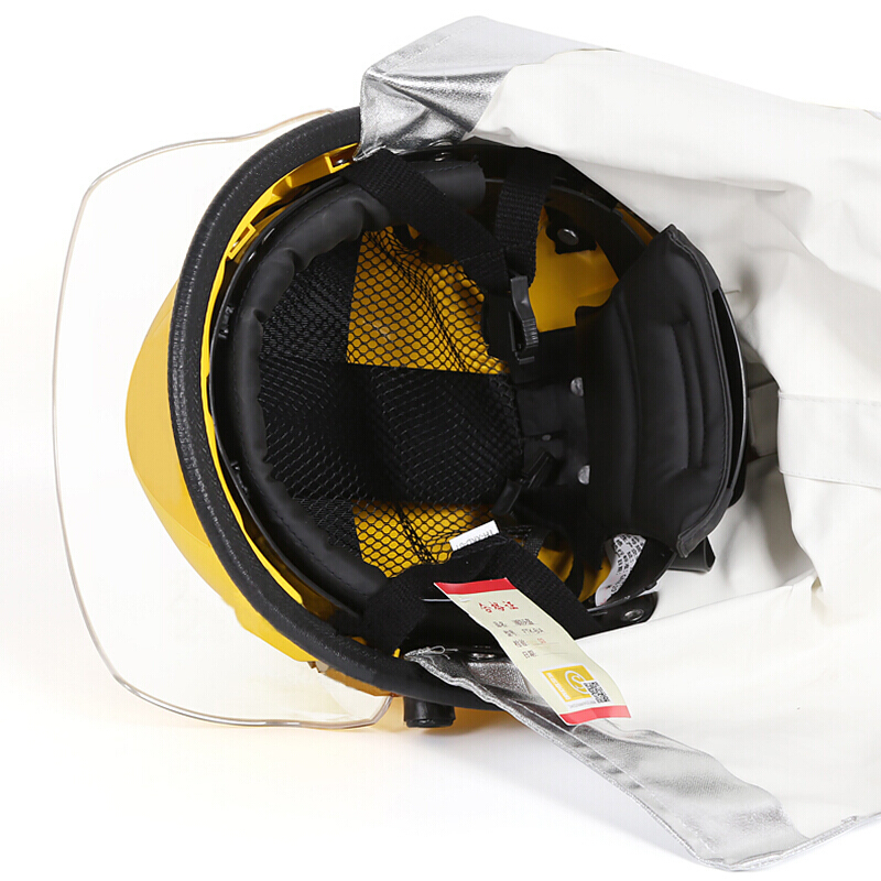 准航亿安隆泰鸿14款消防头盔3C认证消防救援头盔消防员防护头盔高清大图