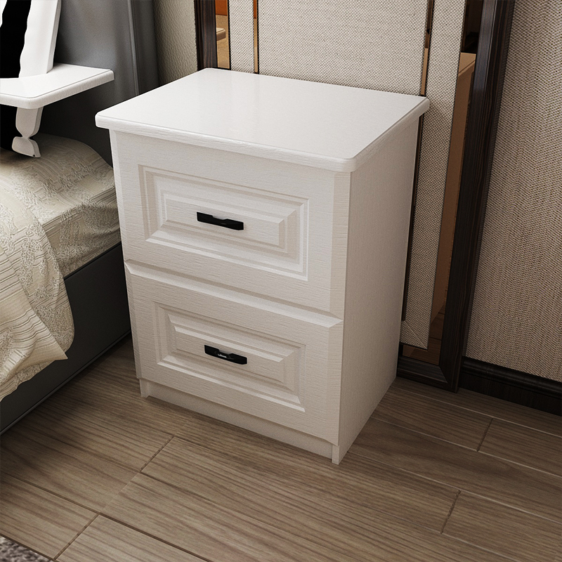 简约现代白色床头柜闪电客迷你多功能小型卧室床边柜轻奢韩式收纳储物