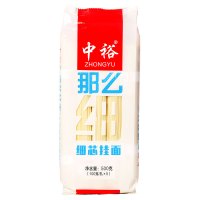 中裕(ZHONGYU)细芯挂面500g面条山东面食爽滑劲道健康方便速食汤面早餐面条凉面拌面炸酱面中裕出品晒单图