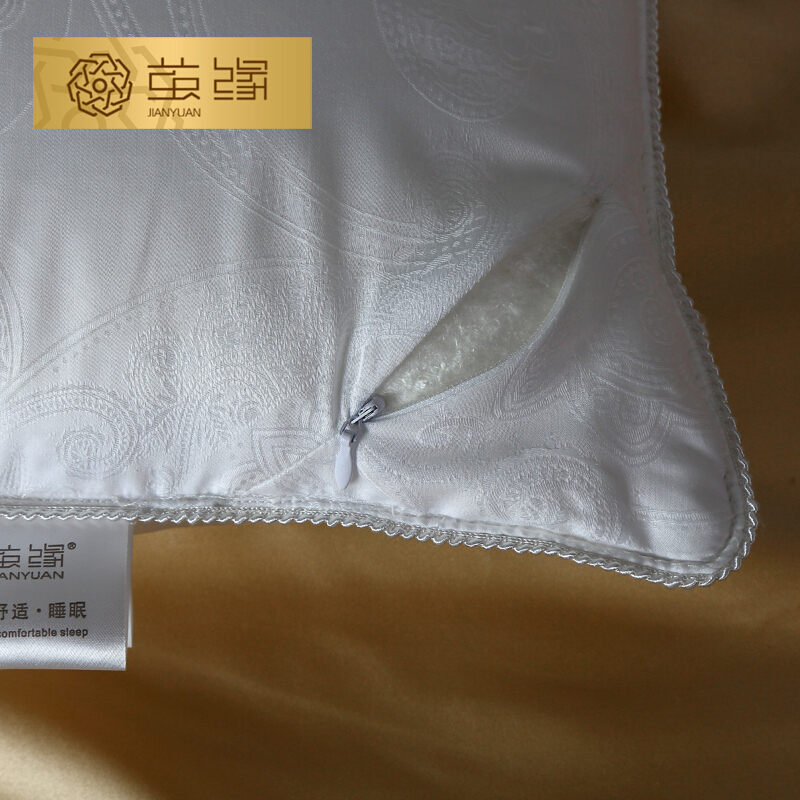 茧缘桑蚕长丝枕单层脖枕睡眠枕芯