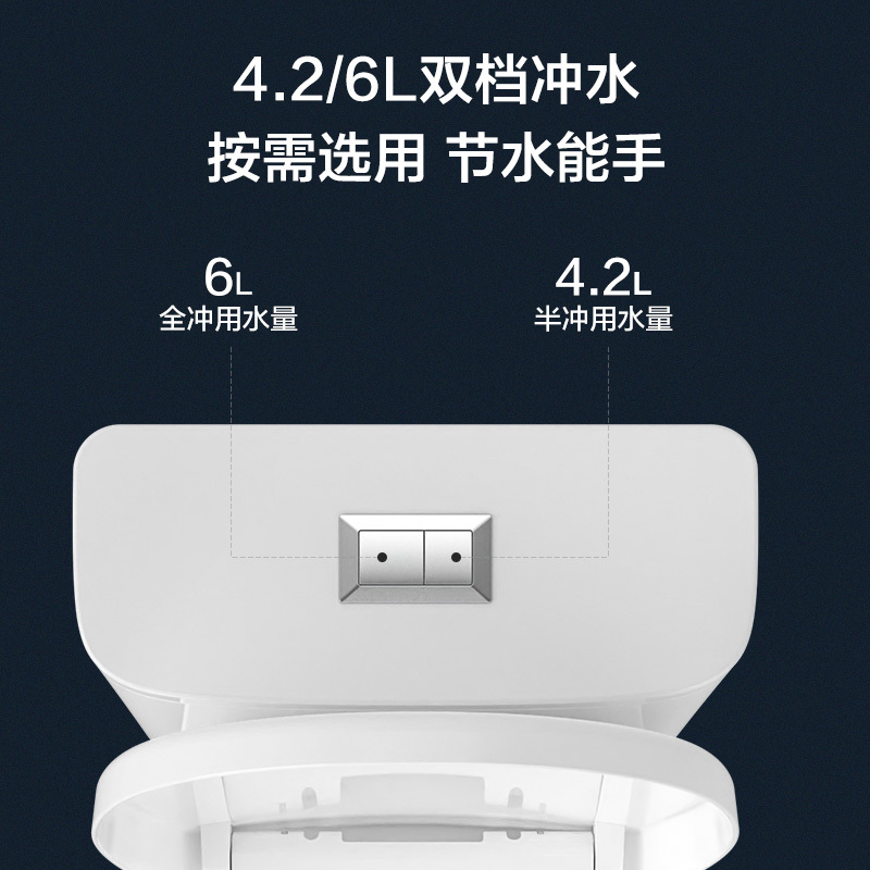 九牧(JOMOO)自营马桶11388瞬冲虹吸马桶家用卫生间坐便器地排喷射虹吸式节水防臭防溅水座便器