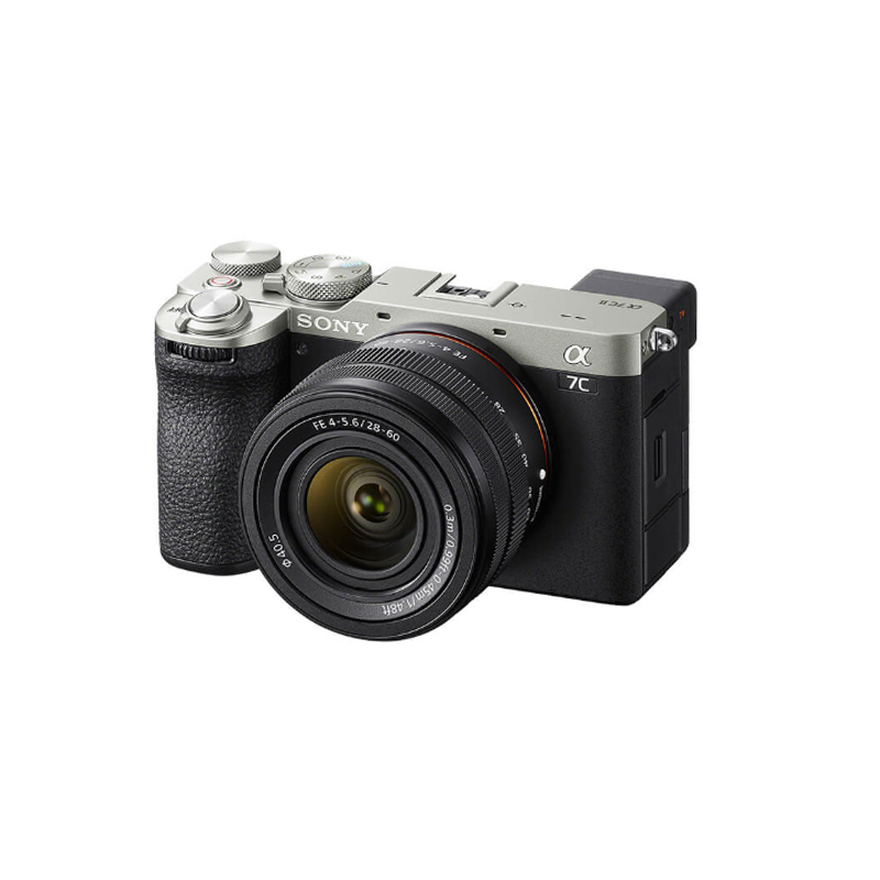 索尼(SONY)Alpha 7C II 新一代全画幅双影像小“7 标准镜头微单数码相机套装(SEL2860镜头) 银色(ILCE-7CM2L)