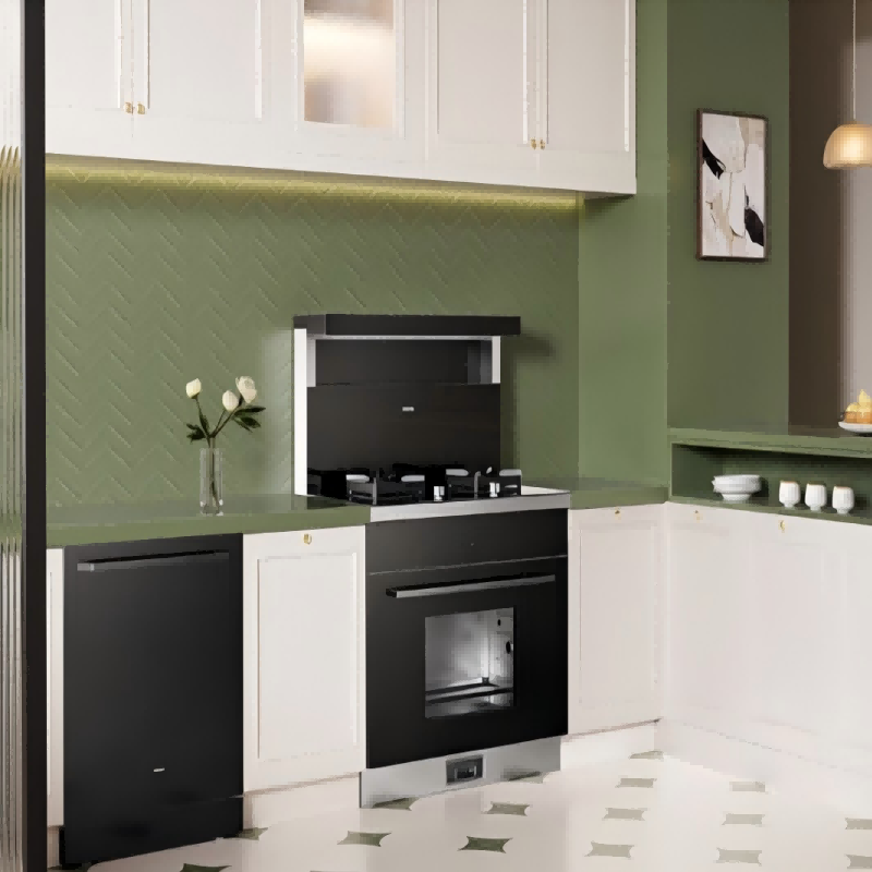 老板(Robam)集成灶一体式 蒸烤箱一体机 集成灶蒸烤一体 68L大容量蒸箱烤箱一体机家用集成灶9JC11C 天然气