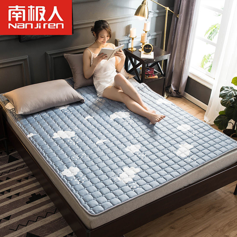 四季通用床垫床护垫榻榻米保护垫床褥子单双人学生宿舍春夏秋冬季 透气升级款【白云朵朵】LHF 200*230cm床