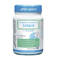 Life Space 益倍适新生儿益生菌粉60g【1瓶】适合1-6个月 膳食营养补充剂【效期：2020.8】