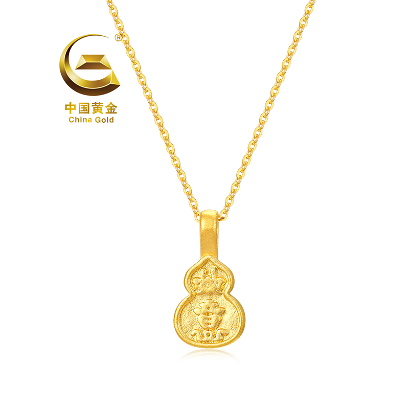 中国黄金如意葫芦吊坠