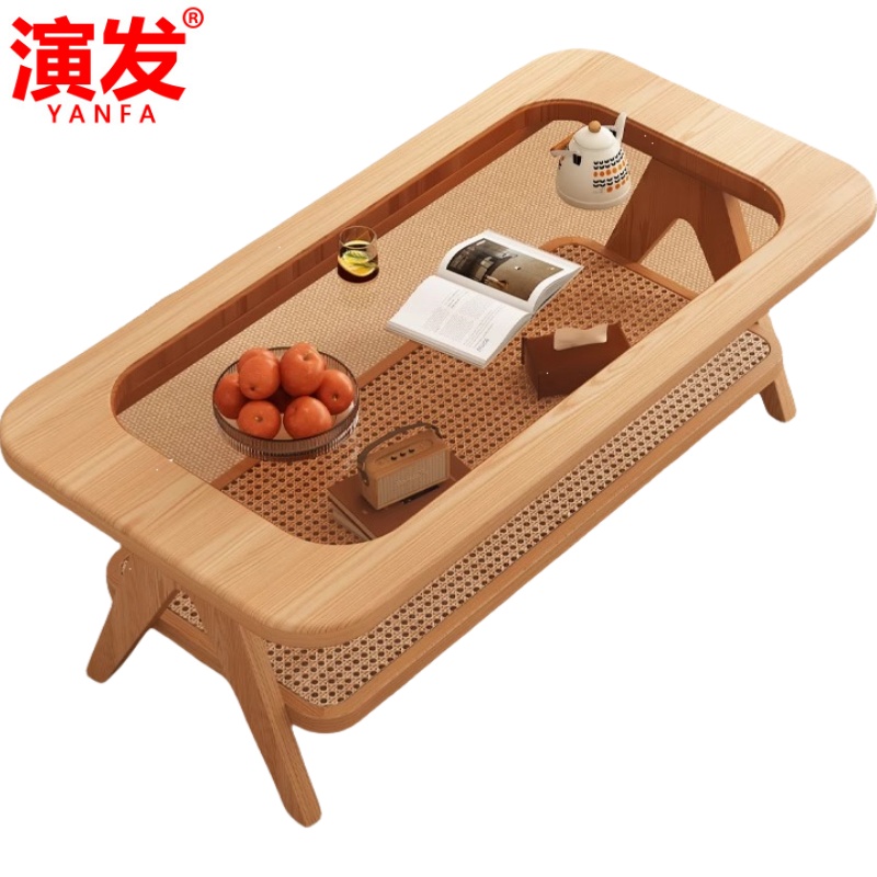 演发 实木茶几1米 张高清大图