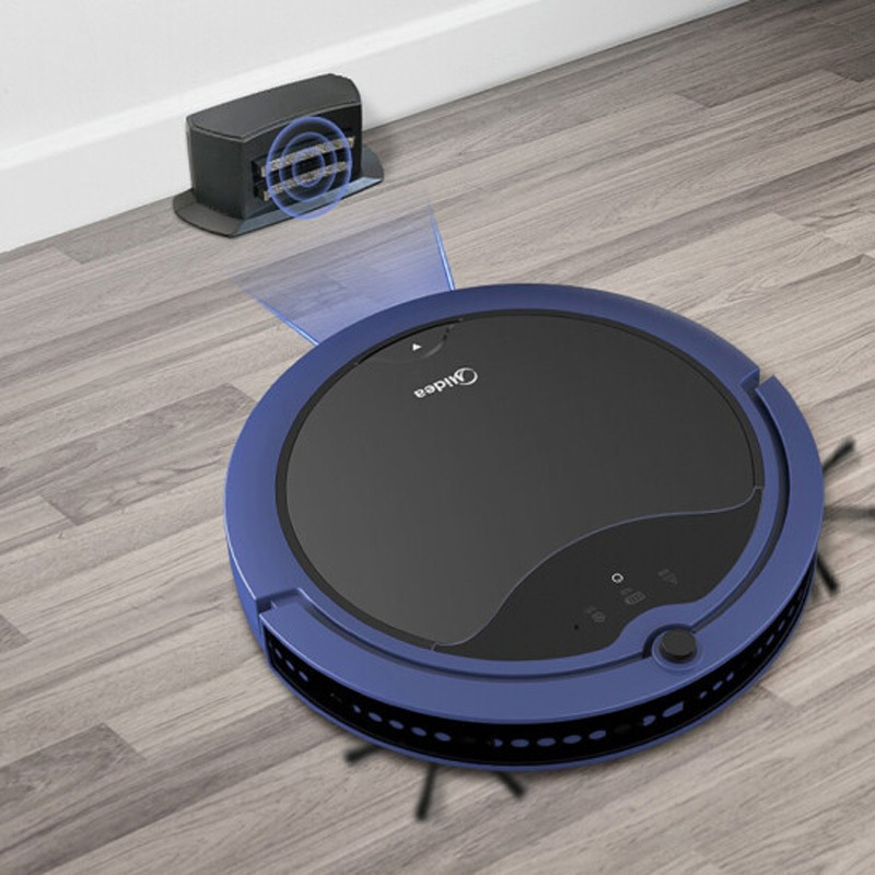 美的(Midea)扫地机器人R3TCN扫吸拖一体 智能全自动规划路线 家用除尘机 高颜值持久续行自动回充(线下同款)高清大图