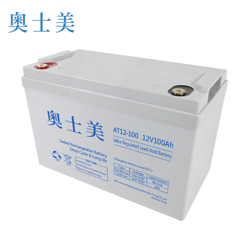 奥士美 阀控式铅酸蓄电池 AT12V-100 只高清大图