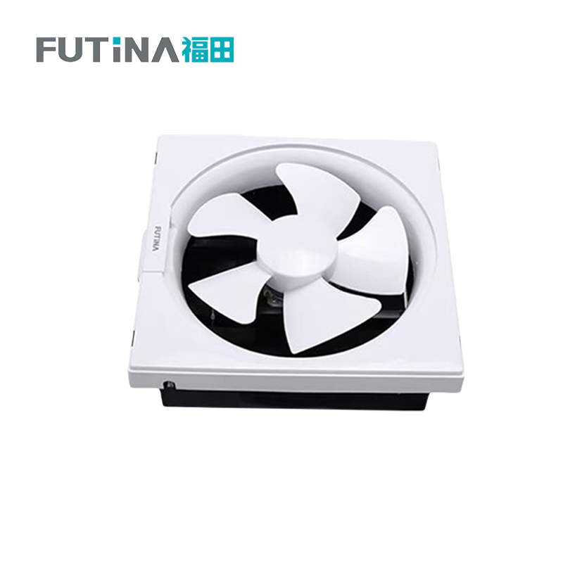 福田 百叶窗换气扇 窗墙通用排气扇厨房油烟排风扇卫生间抽风机 6寸200*200mm 单位:个高清大图
