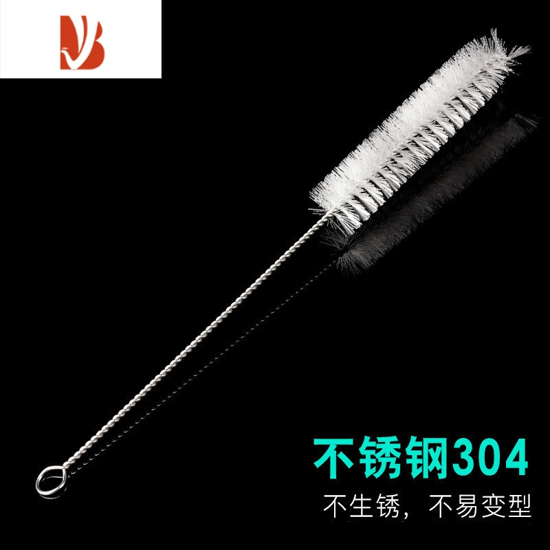 三维工匠玻璃瓶试管刷子不锈钢尼龙毛刷清洗空调刷吸管奶瓶茶壶圆刷管道刷