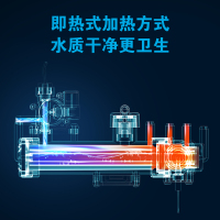 安华（ANNWA）卫浴智能马桶一体机座便器储热式静音全自动冲洗地排坐便器 安华洁具男士冲水电动座便器