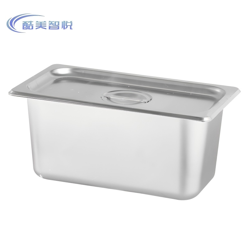 酷美智悦 304不锈钢份数盆带盖330*265*150mm KM-BH540 个高清大图