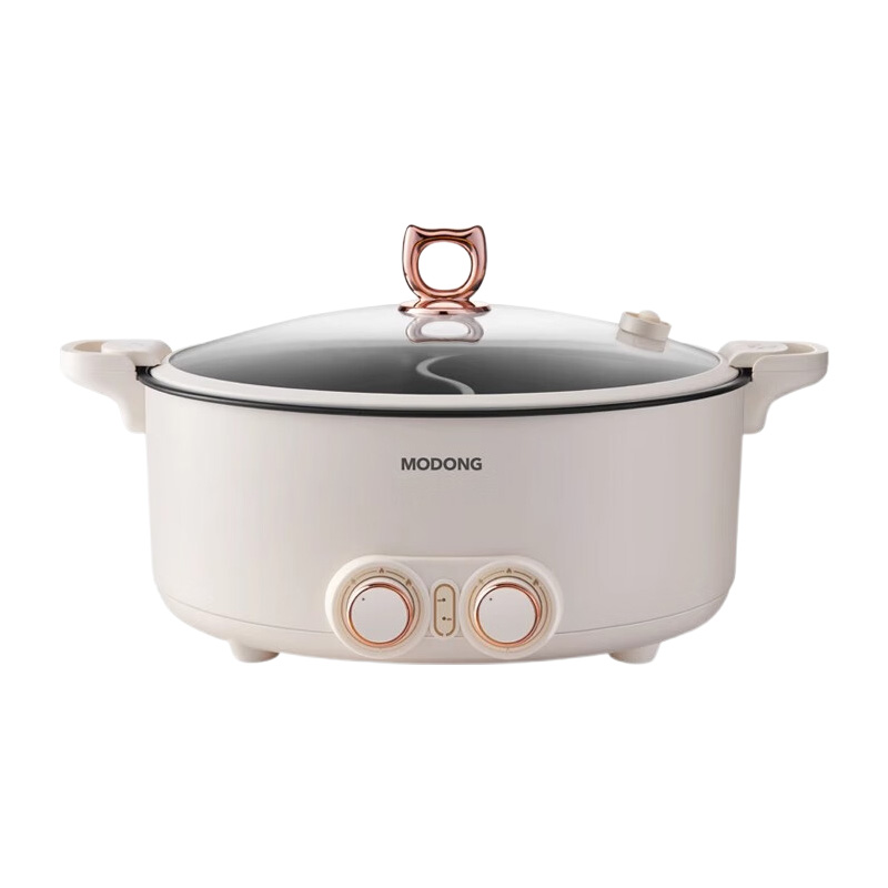 摩动电火锅8L微压鸳鸯电火锅两边单独控制MD-HGY05