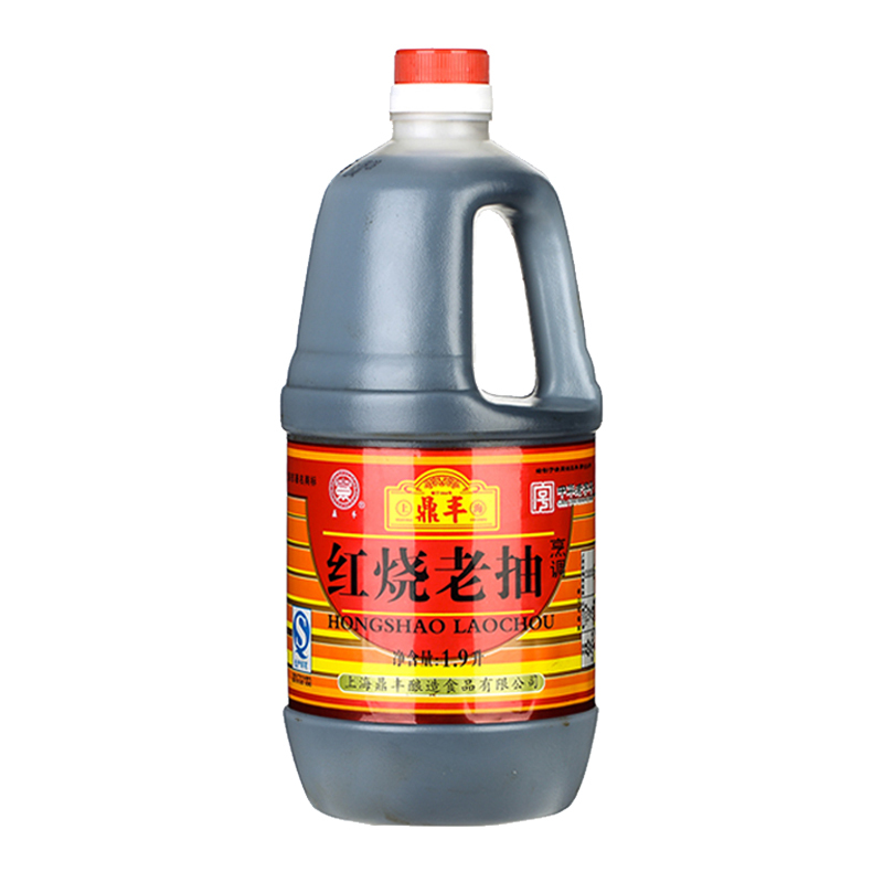上海鼎丰 红烧老抽酱油 1.9L 实惠装 红润鲜香 调味料