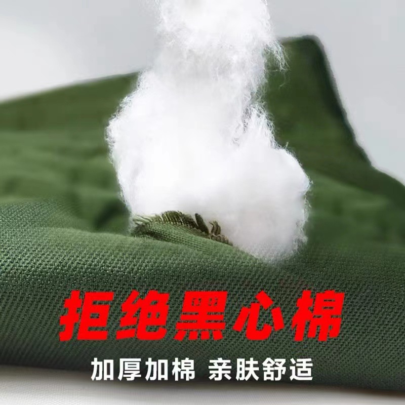 心梦同行 加绒加厚军大衣抗寒防风保安棉服 2947/件高清大图