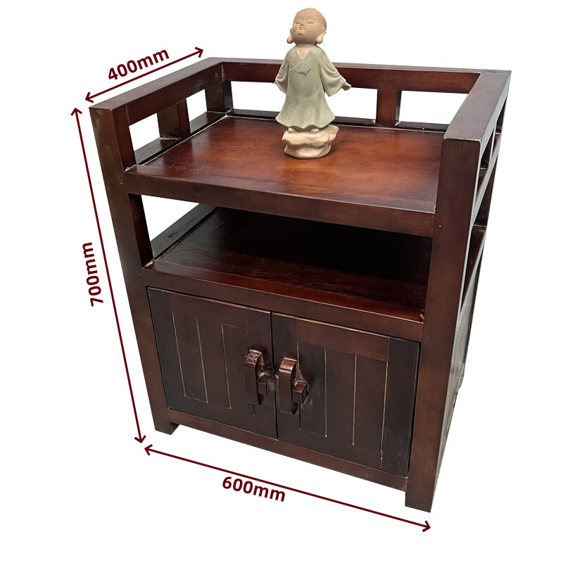 晋舰 茶台老船木茶桌椅组合中式家具功夫小茶几茶艺茶具套装一体茶水柜高清大图