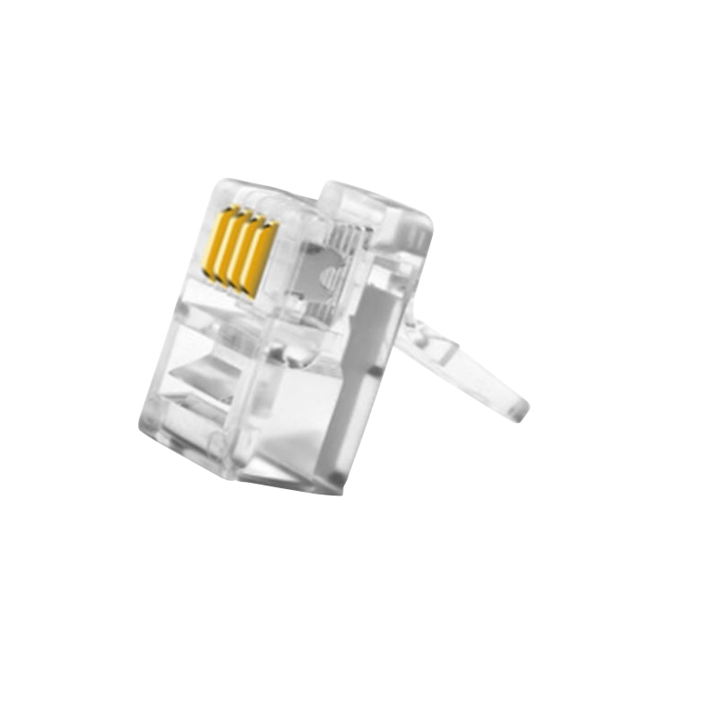 融杰rj11 电话水晶头纯铜镀金接头非屏蔽100个 包半透明色图片 高清实拍大图 苏宁易购