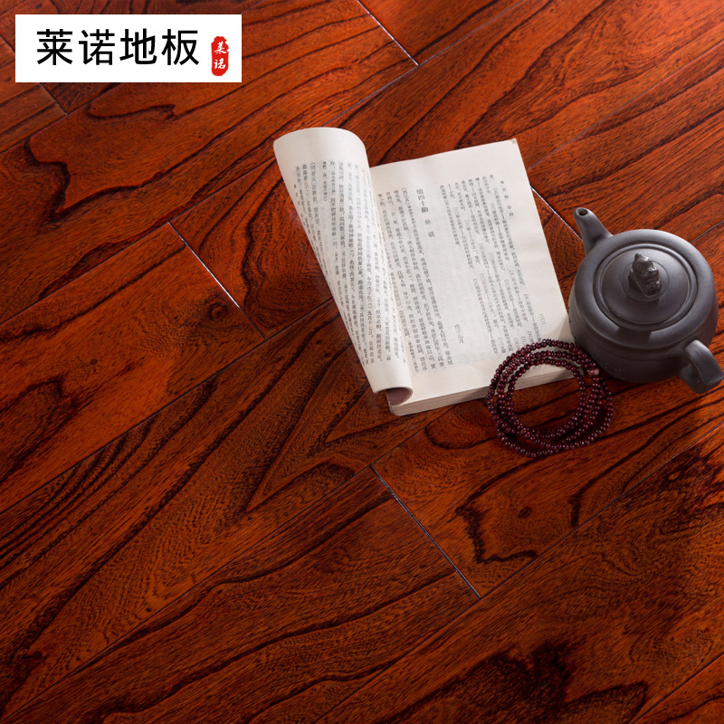 莱诺多层实木复合地板榆木仿古浮雕锁扣免胶免钉15mm厚适用地暖地热E0环保厂家直销家用德国坚弗漆太尔食用胶3色
