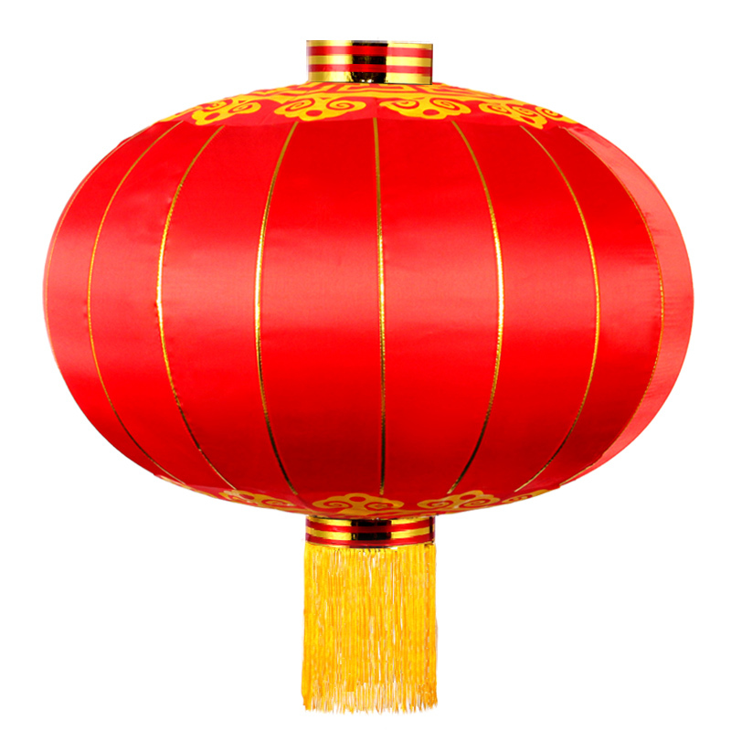 绵冠(MIANGUAN) 120#大红灯笼约75cm直径*66高cm 带花纹