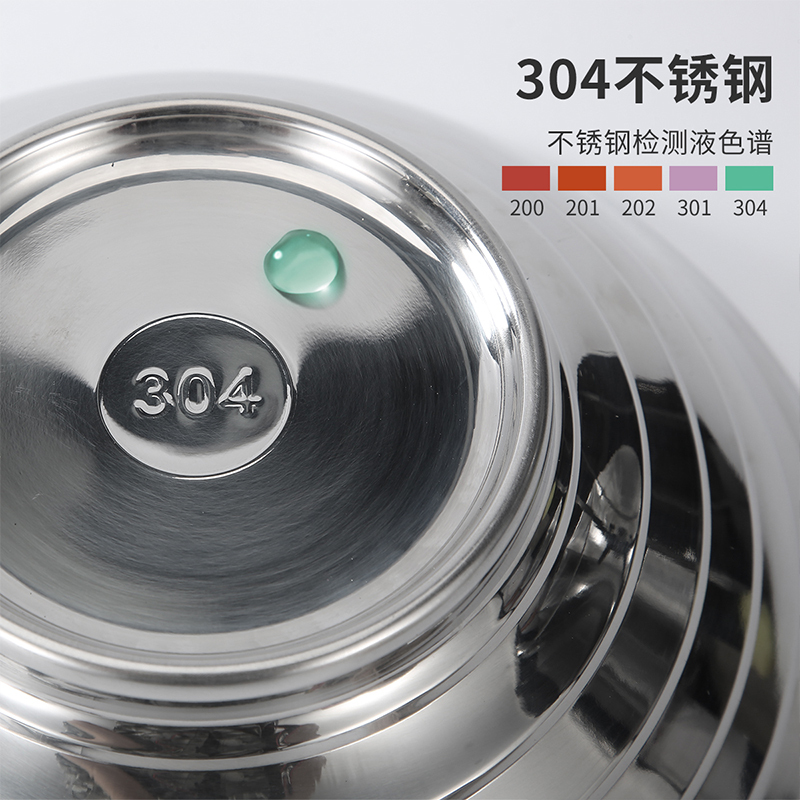 美厨(maxcook)304不锈钢碗 大汤碗双层隔热 加深加厚餐具面碗多用碗26CM MCWA235