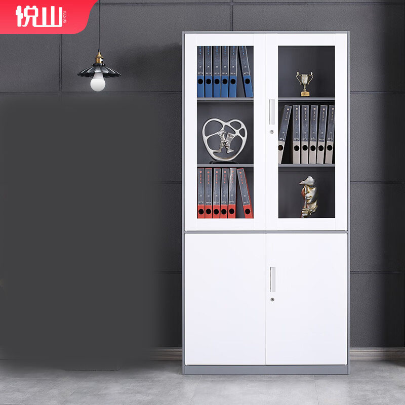 【悦山】文件柜 YSOA1FO01-06HTB 900×400×1850MM 冷轧钢板 台