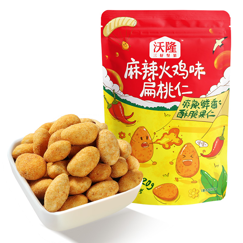 沃隆扁桃仁麻辣火鸡味120g