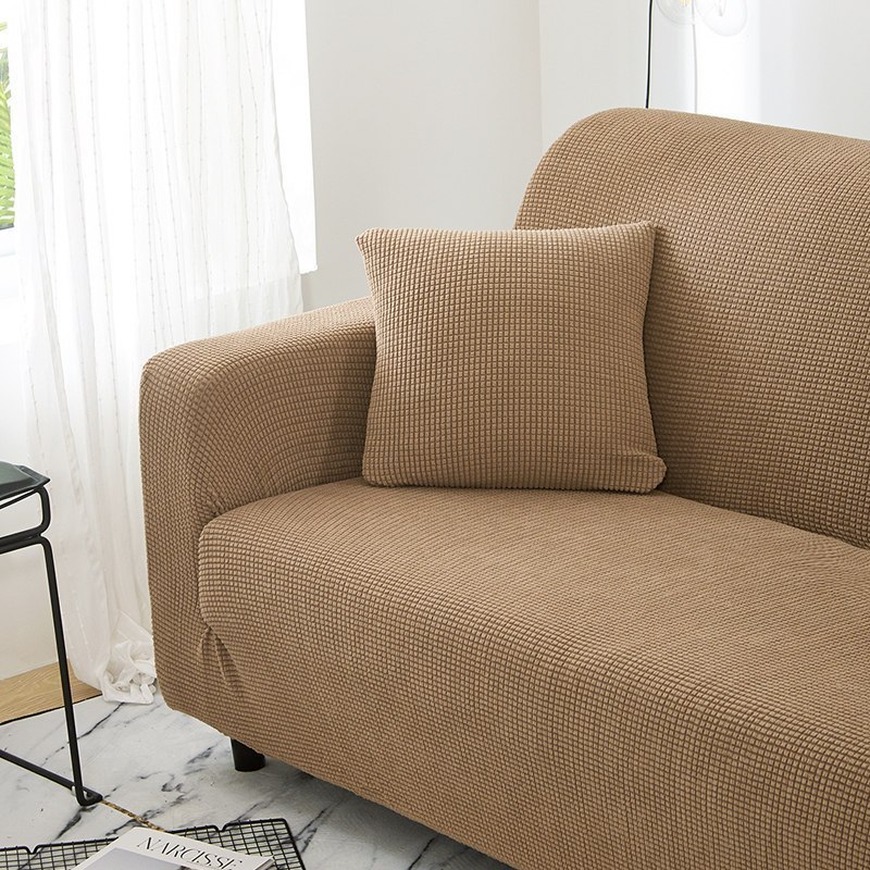 沙发套全包卍能全盖沙发罩四季沙发垫现代简约客厅通用弹力布艺 钛古咖 S【单人位长90-140cm内】