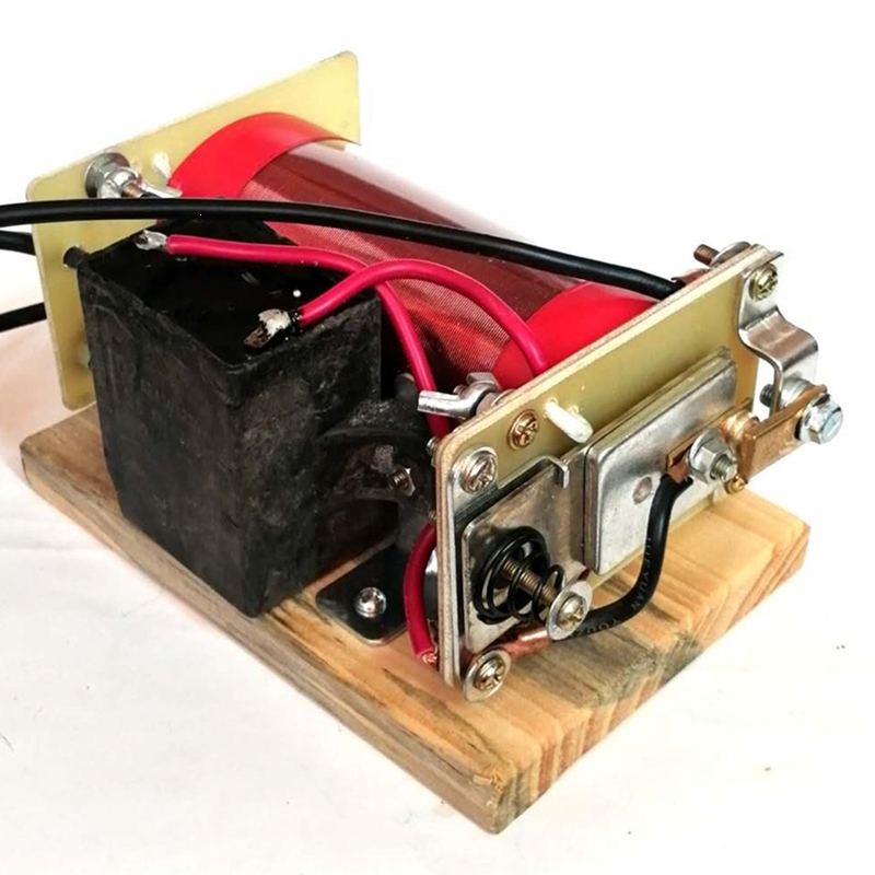 老式铜线圈黎卫士白金机头逆变升压器12v电瓶电源变压器银触点机头