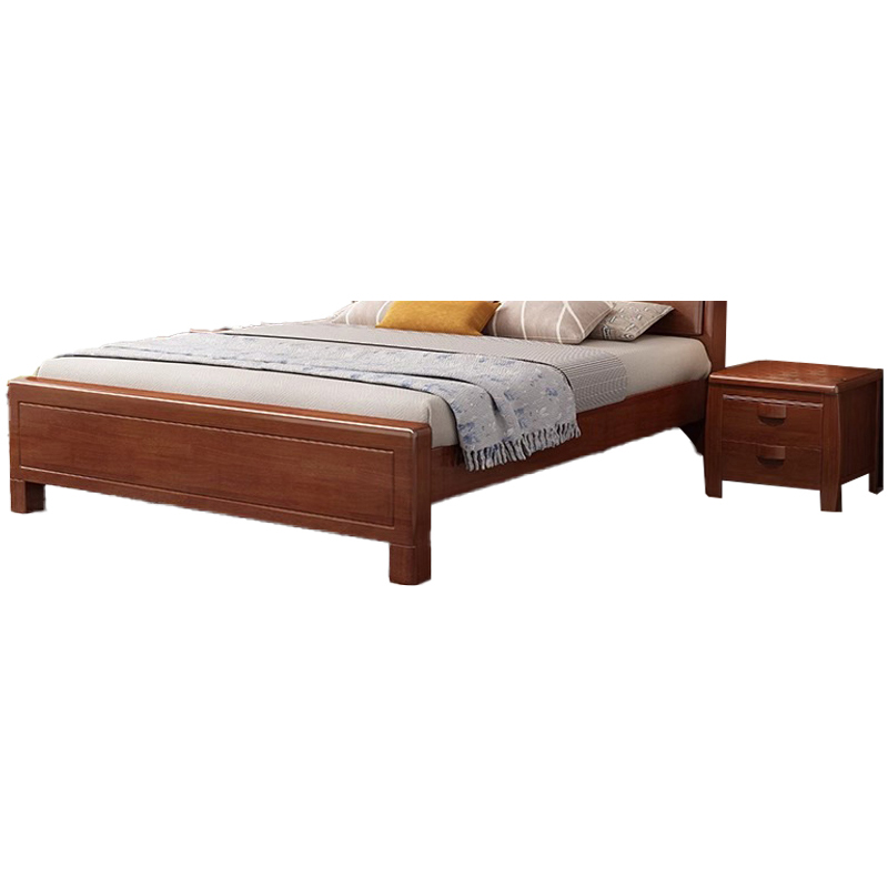 铭羽洋床E05款120*215*45cm+1床头柜套高清大图