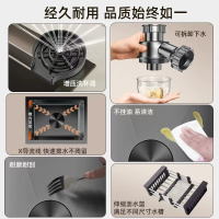 悟诚卫浴纳米手工不锈钢加厚台下盆厨房水槽45*40