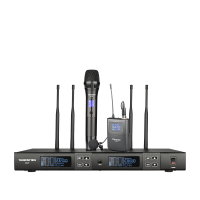 得胜M-2FH真分集一拖二无线手持麦克风