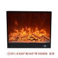 森美人定制壁炉芯仿真火焰嵌入式电子假火壁炉装饰柜欧式壁炉取暖器家用 装饰：长660厚180高560mmM901冷轧钢