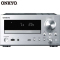 安桥(Onkyo) CS-555迷你音响 高保真HiFi发烧级组合音响 CD播放/USB播放/无损音乐播放 银色